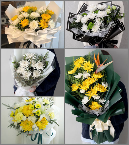 上海崇明区中兴镇白事花束代送